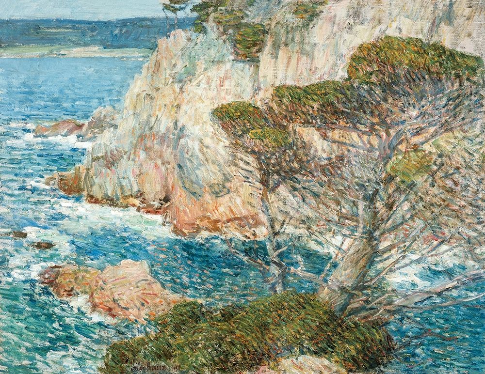 Wall Art Painting id:410624, Name: Point Lobos-Carmel, Artist: Hassam, Childe