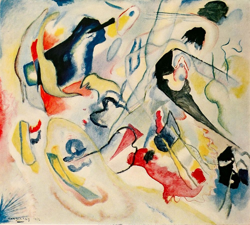 Wall Art Painting id:429417, Name: Improvisation no.29 Swan 1912, Artist: Kandinsky, Wassily