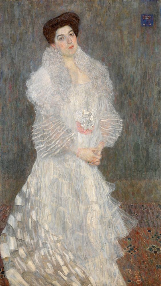 Wall Art Painting id:432122, Name: Portrait of Hermine Gallia, Artist: Klimt, Gustav