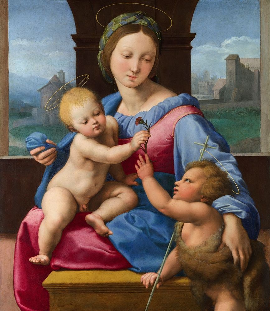 Wall Art Painting id:434018, Name: The Garvagh Madonna, Artist: Raphael