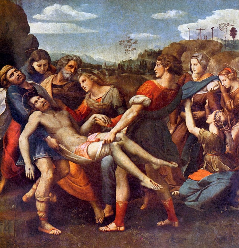 Wall Art Painting id:434022, Name: The Deposition, Artist: Raphael