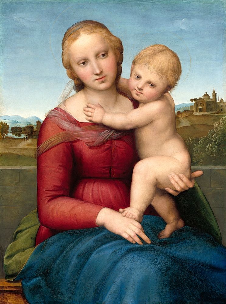 Wall Art Painting id:434030, Name: The Small Cowper Madonna, Artist: Raphael