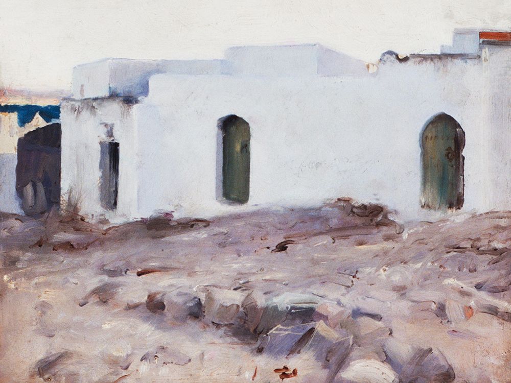 Wall Art Painting id:440012, Name: Moorish Buildings on a Cloudy Day, Artist: Sargent, John Singer