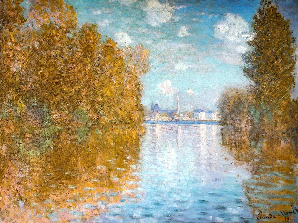 Wall Art Painting id:461153, Name: The Seine at Argenteuil 1873, Artist: Monet, Claude