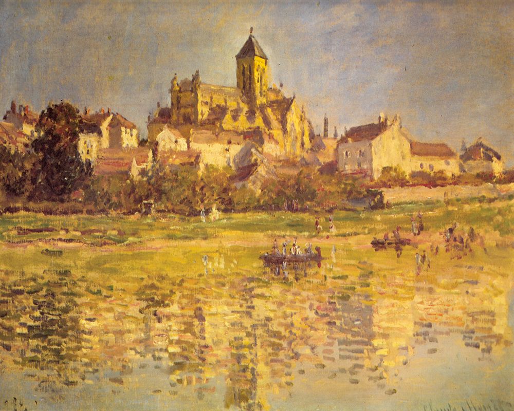 Wall Art Painting id:461168, Name: Vetheuil Church 1879, Artist: Monet, Claude