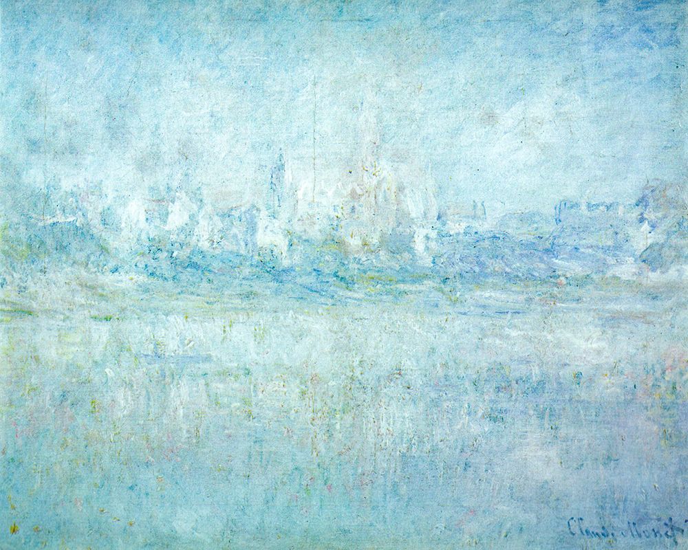 Wall Art Painting id:461169, Name: Vetheuil in the Fog 1879, Artist: Monet, Claude
