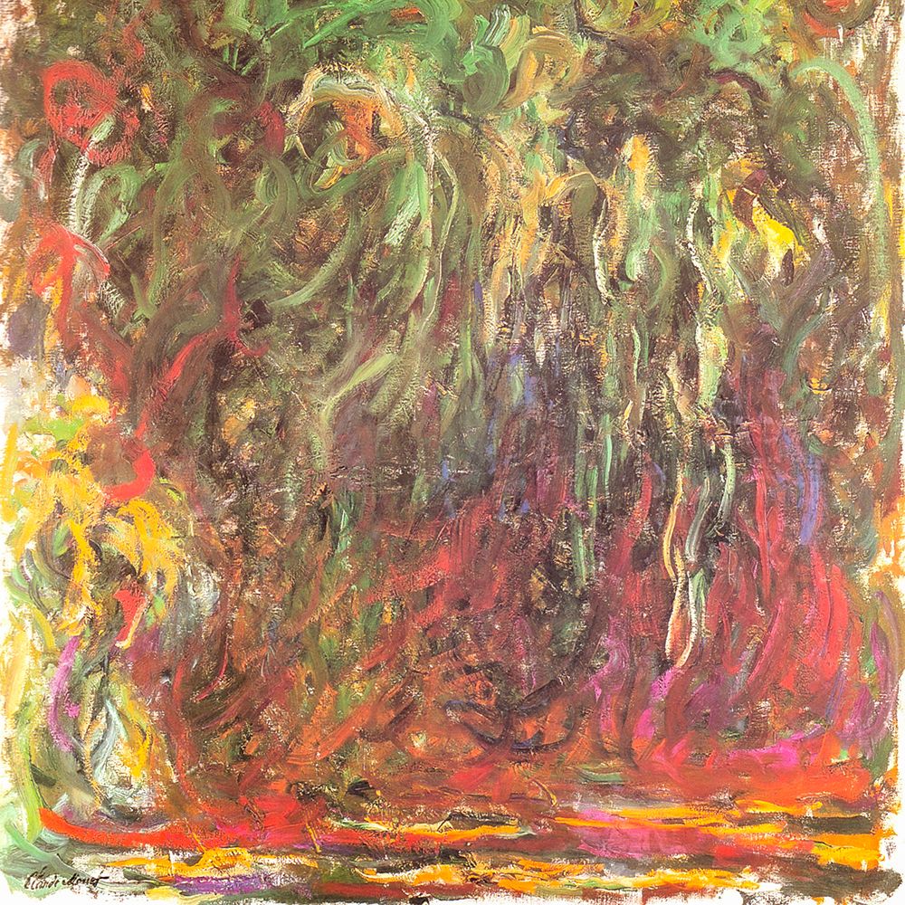 Wall Art Painting id:461204, Name: Weeping Willow 1920, Artist: Monet, Claude