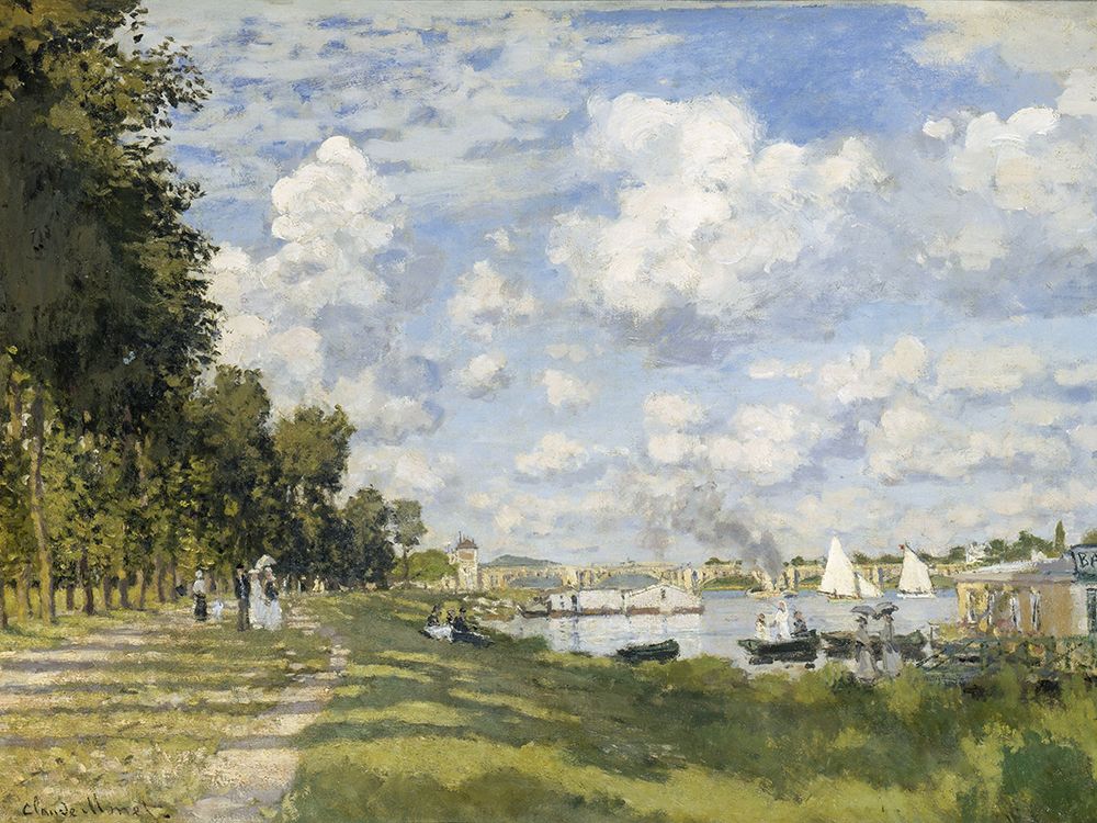 Wall Art Painting id:461226, Name: Le Bassin d’Argenteuil 1872, Artist: Monet, Claude