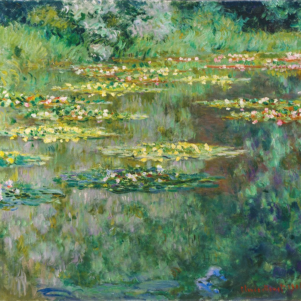 Wall Art Painting id:461234, Name: Le Bassin des Nympheas 1904, Artist: Monet, Claude