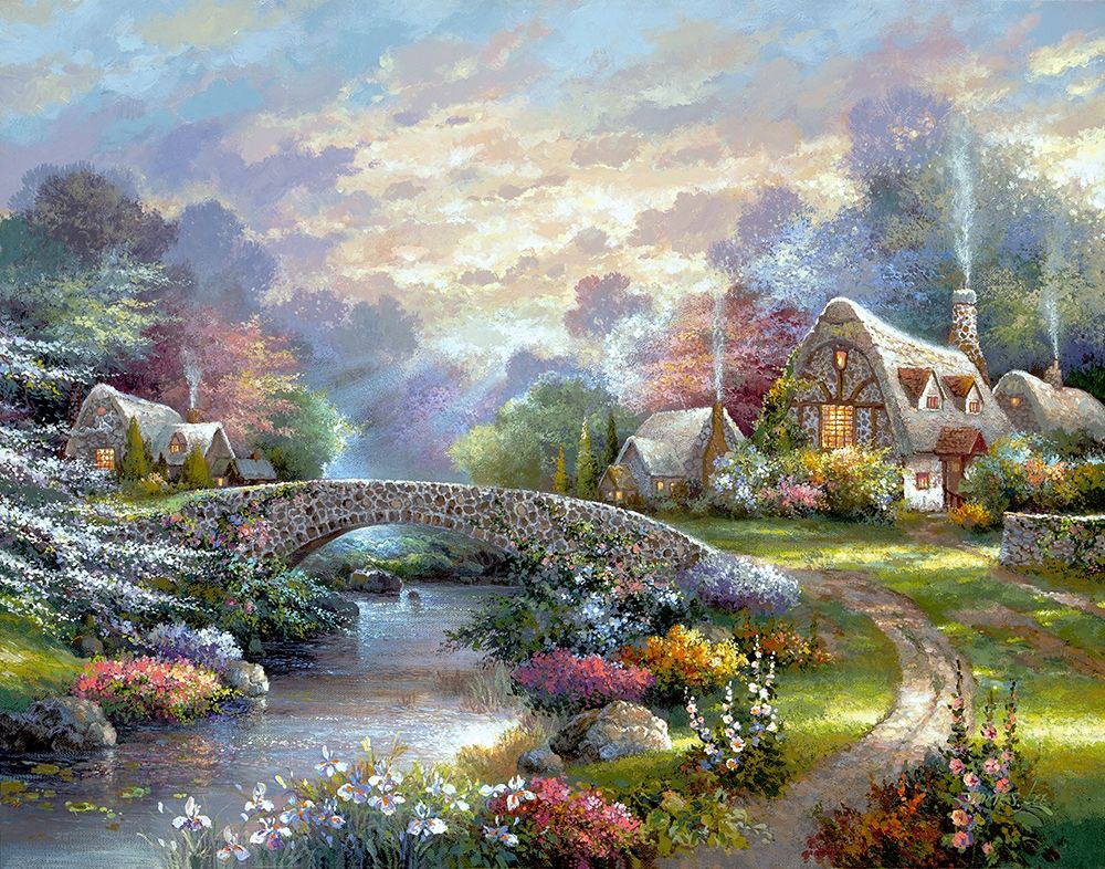 Wall Art Painting id:414632, Name: Springtime Glory, Artist: Lee, James