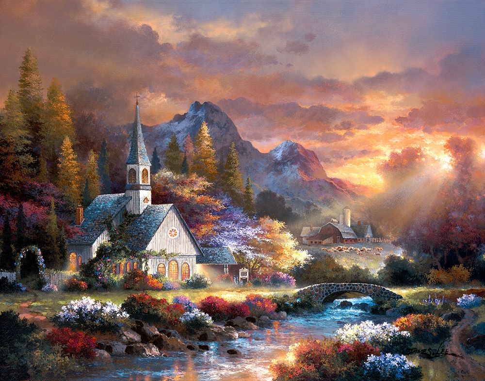 Wall Art Painting id:414634, Name: Morning of Hope, Artist: Lee, James