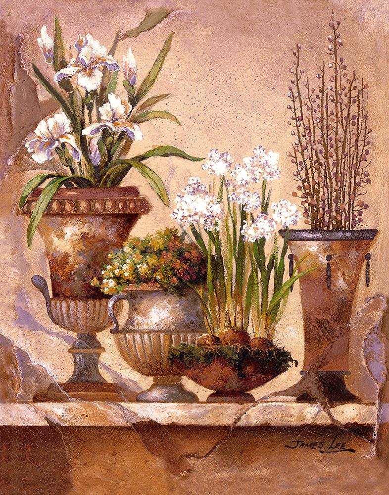 Wall Art Painting id:414563, Name: Floral Elegance 2, Artist: Lee, James