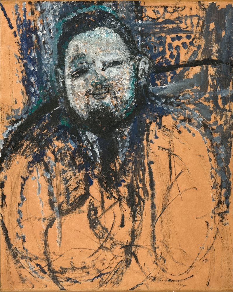 Wall Art Painting id:619680, Name: Portrait of Diego Rivera 1916, Artist: Modigliani, Amedeo