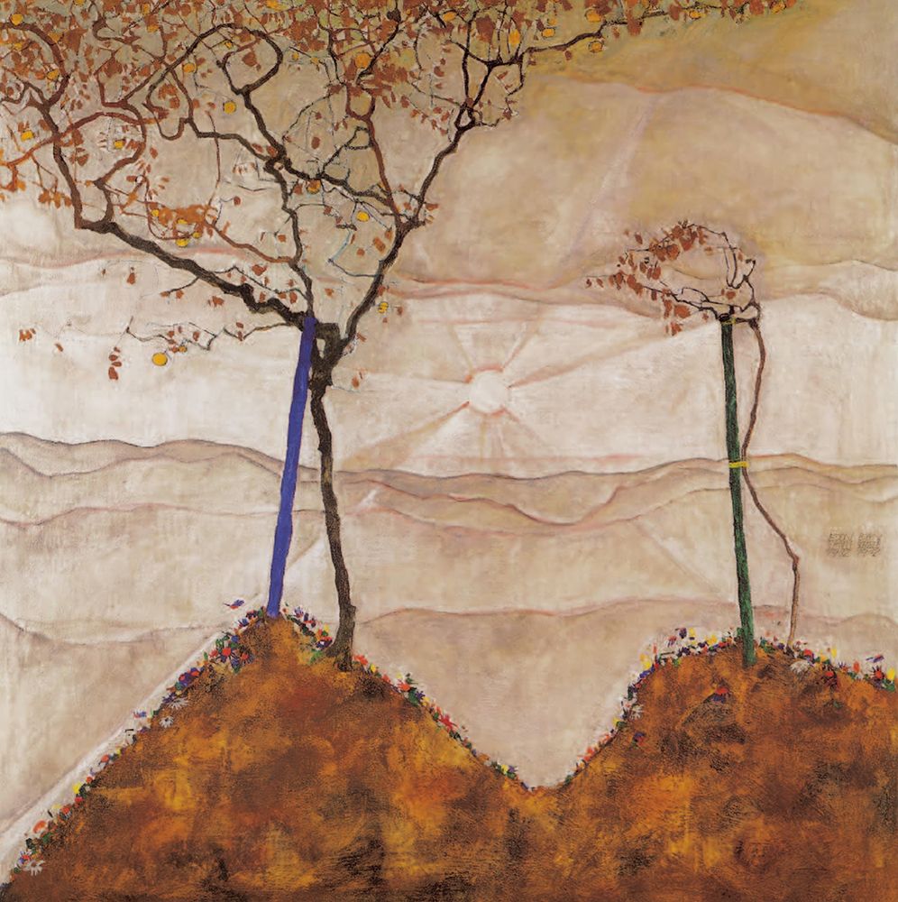 Wall Art Painting id:646169, Name: Autumn Sunrise 1912, Artist: Schiele, Egon