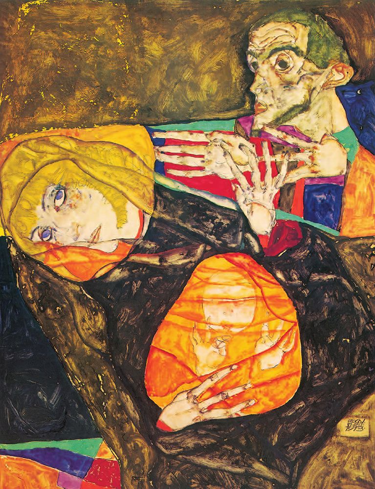 Wall Art Painting id:646184, Name: Holy Family 1913, Artist: Schiele, Egon