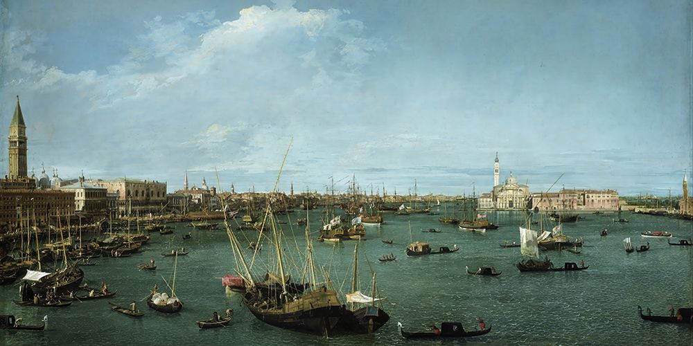 Wall Art Painting id:691803, Name: Bacino di San Marco, Venice, Artist: Canaletto