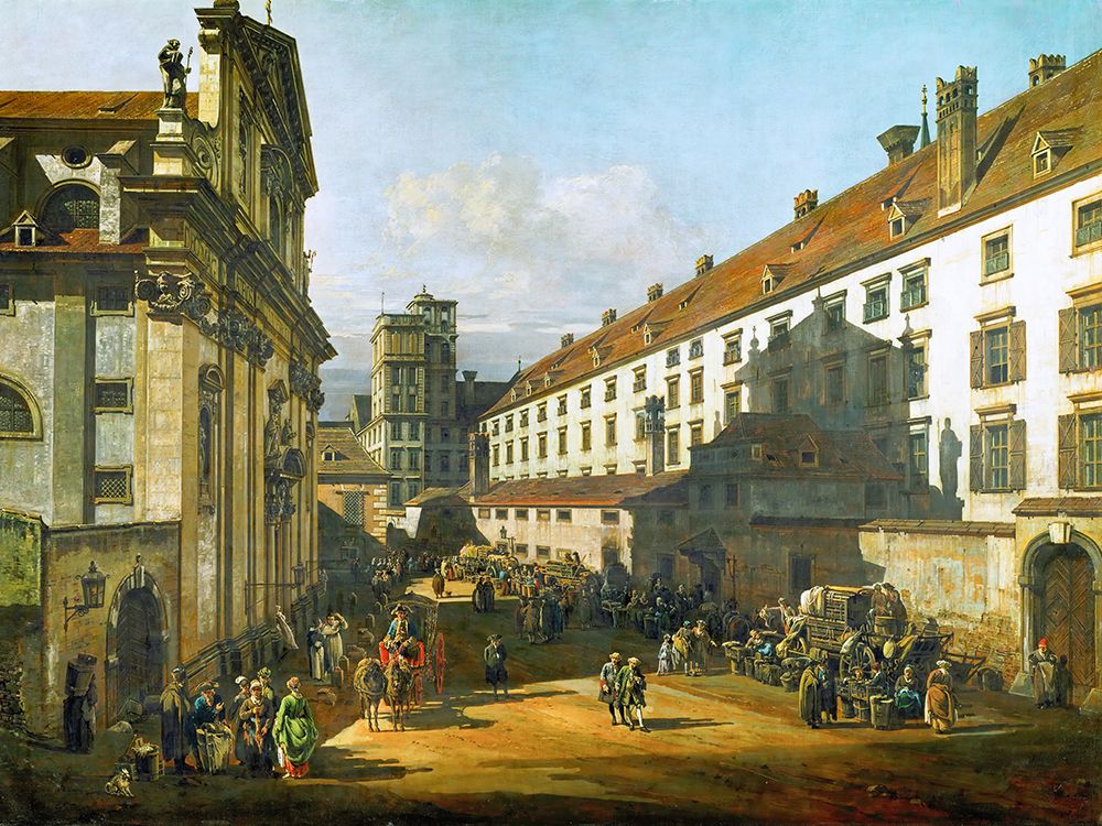 Wall Art Painting id:691821, Name: Vienna, Dominican Church, Artist: Canaletto