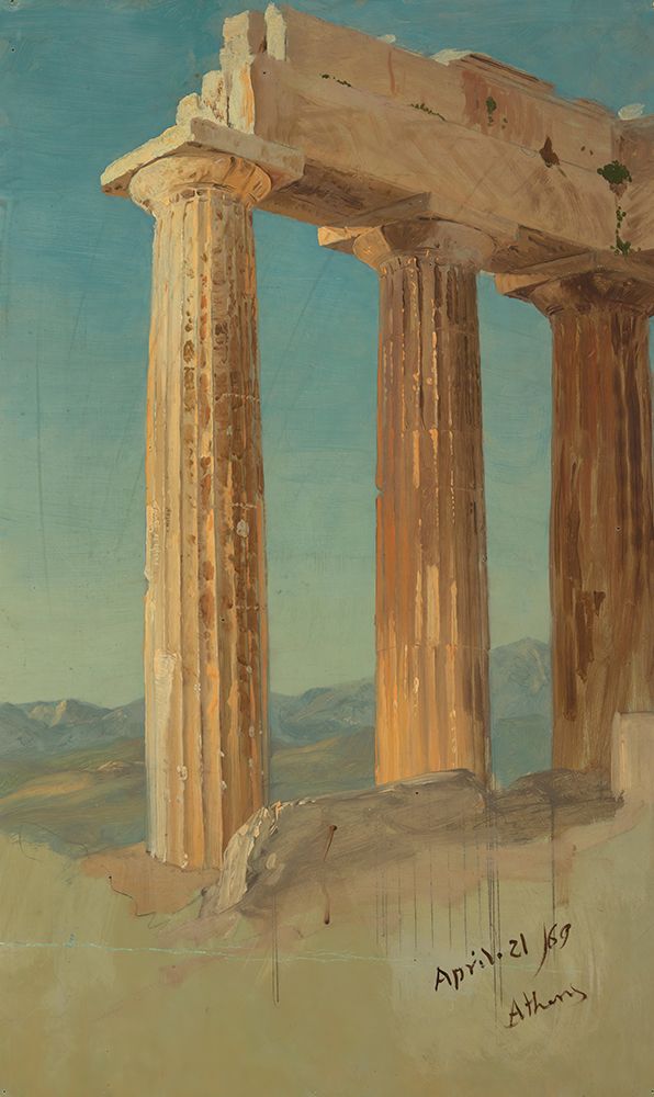 Art Print: Columns of the Parthenon, Athens 1869