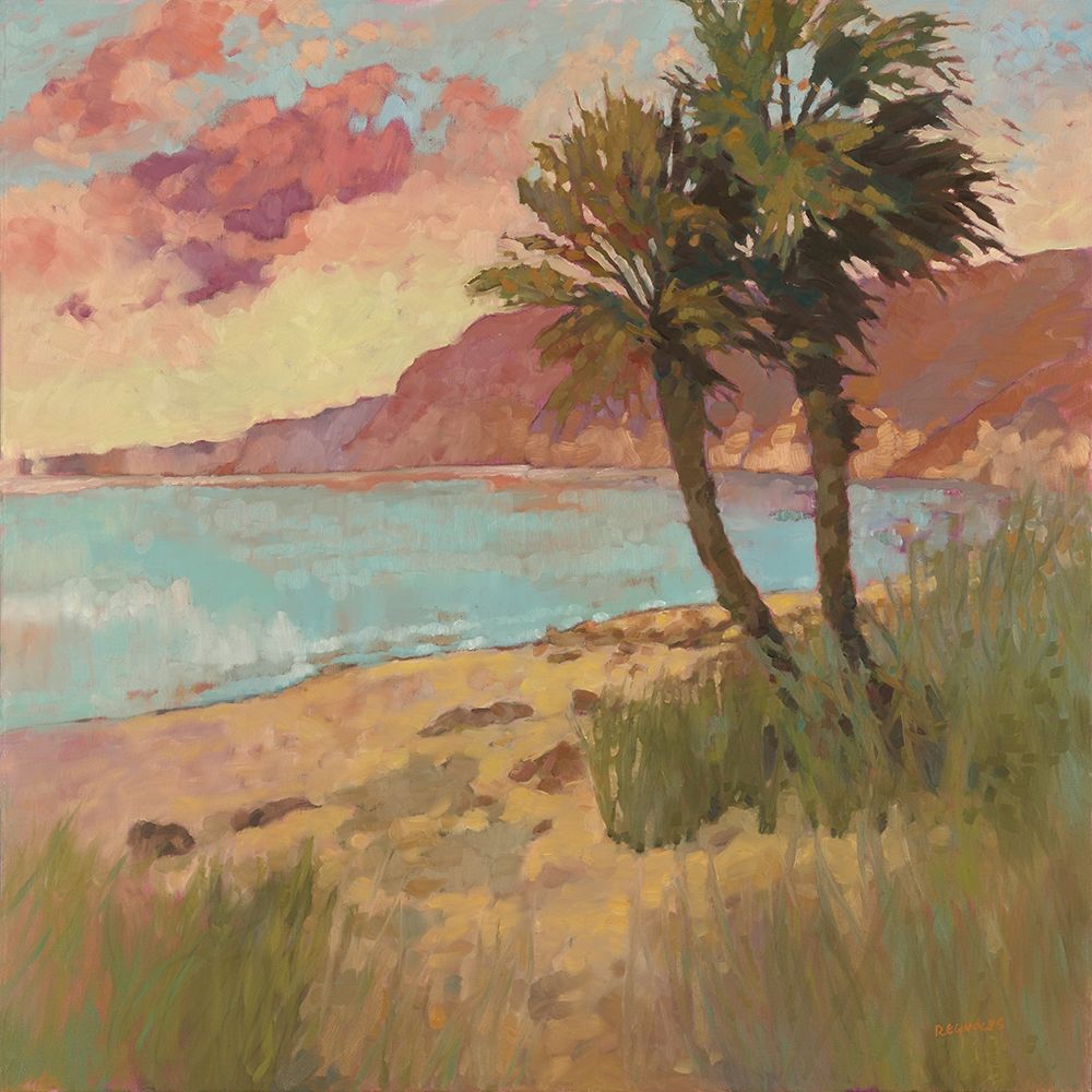 Wall Art Painting id:396972, Name: Coastal Palms, Artist: Reynolds, Graham