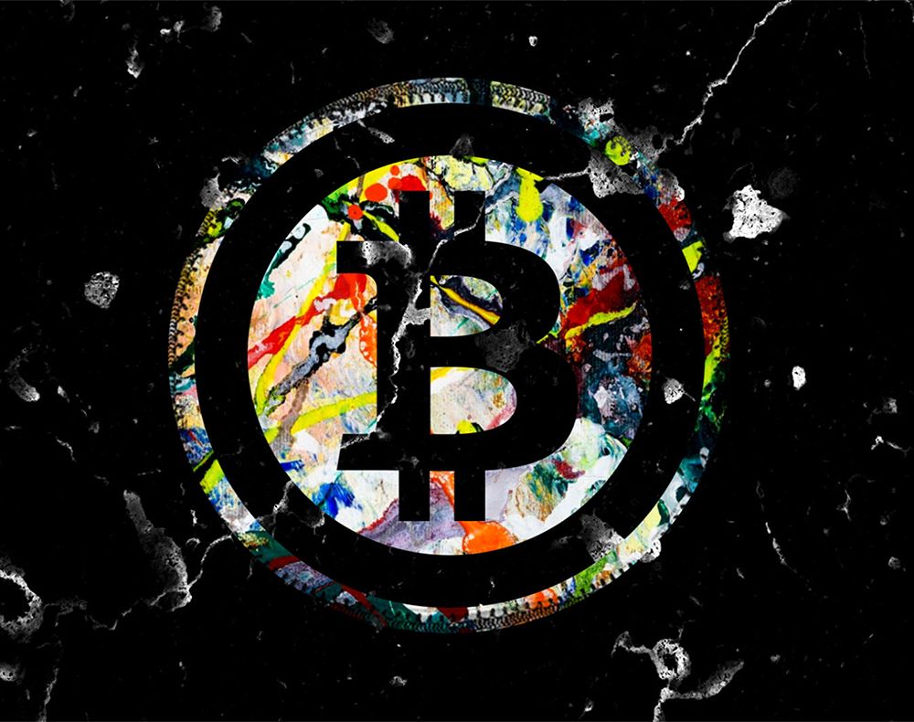 Wall Art Painting id:446195, Name: Bitcoin Paint, Artist: Smith, Karen