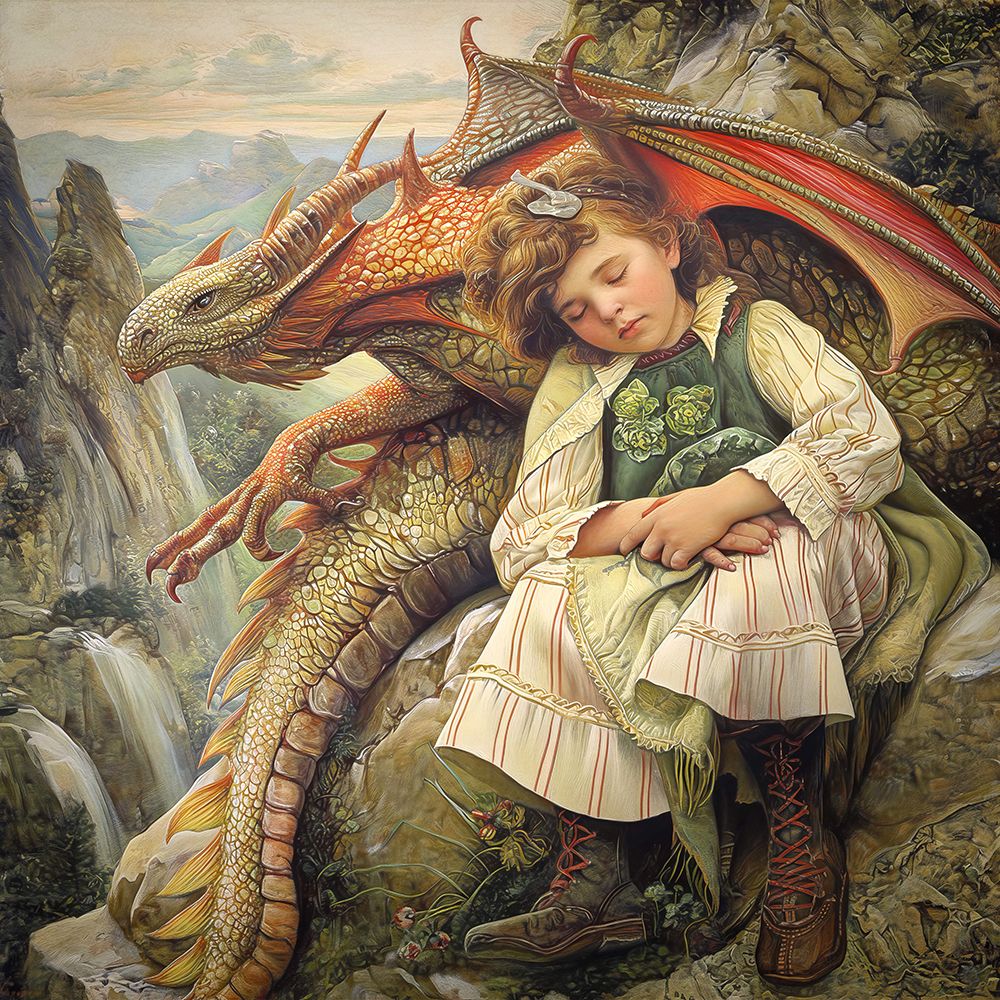 Wall Art Painting id:722862, Name: Dragon Dreams III, Artist: Hunziker, Steve