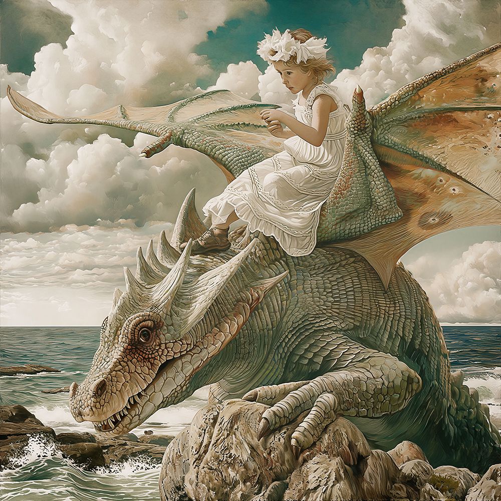 Wall Art Painting id:722864, Name: Dragon Dreams V, Artist: Hunziker, Steve