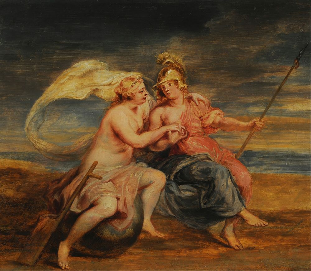 Wall Art Painting id:745261, Name: Allegory of Fortune and Virtue 17th century, Artist: Rubens, Peter Paul