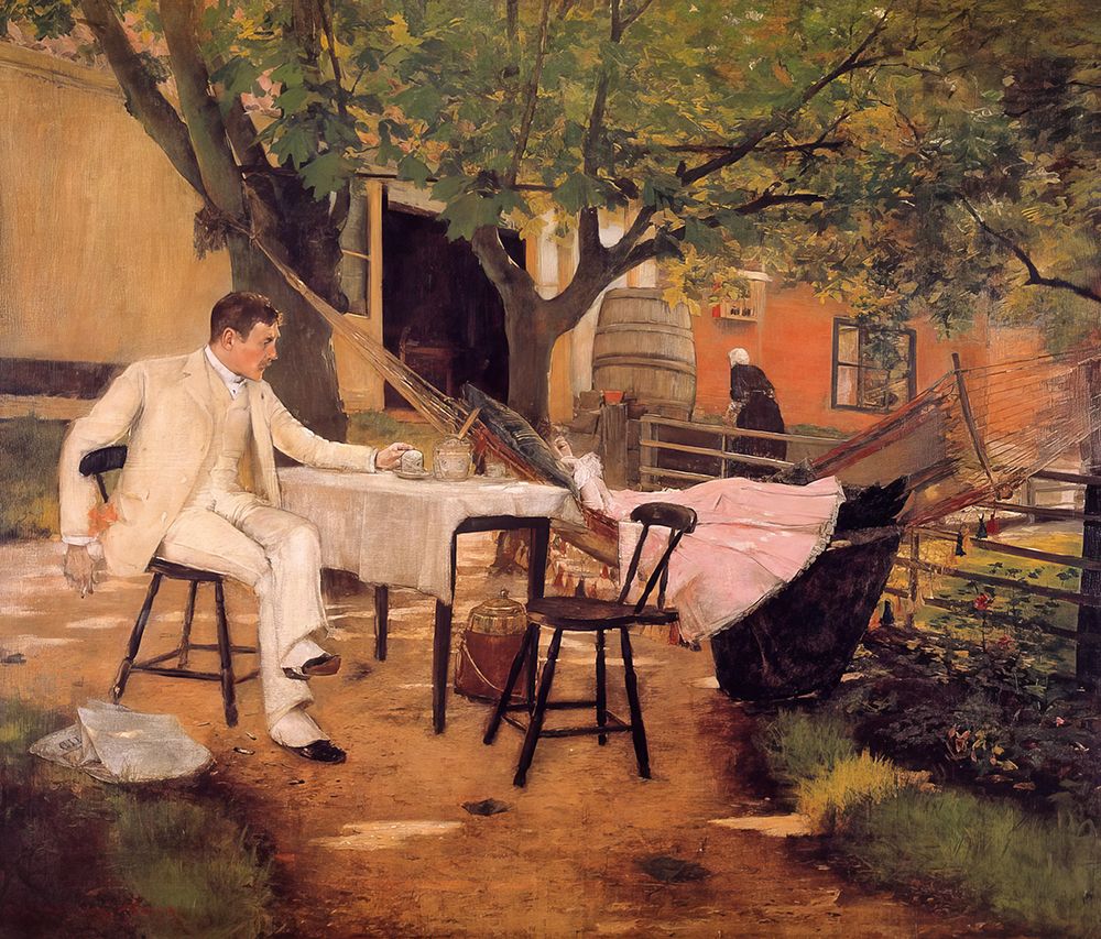Wall Art Painting id:746119, Name: A Sunny Afternoon in Holland 1884, Artist: Chase, William Merritt