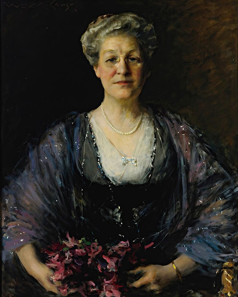 Wall Art Painting id:746203, Name: Portrait Of Matilda Herbert Lloyd 1912, Artist: Chase, William Merritt