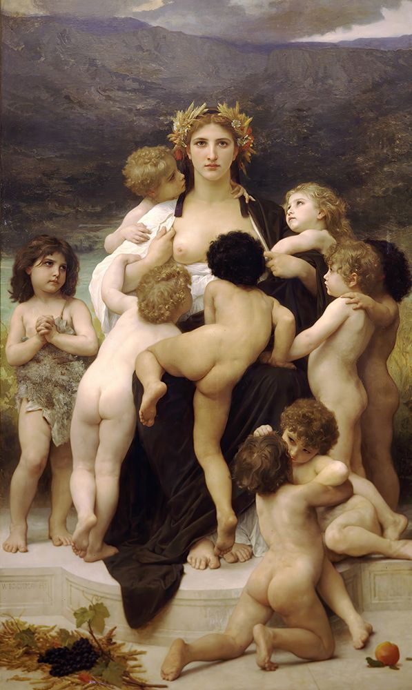 Wall Art Painting id:746288, Name: Alma Parens 1883, Artist: Bouguereau, William-Adolphe