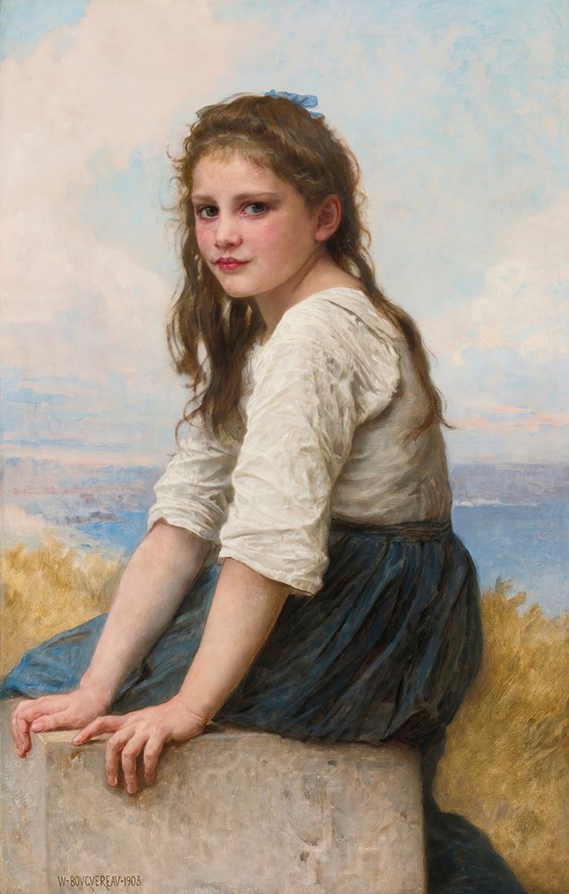 Wall Art Painting id:746299, Name: By the Sea 1903, Artist: Bouguereau, William-Adolphe