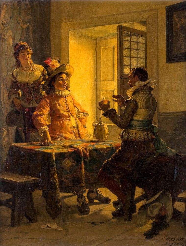 Wall Art Painting id:749817, Name: A Good Vintage, Artist: Detti, Cesare Agostino