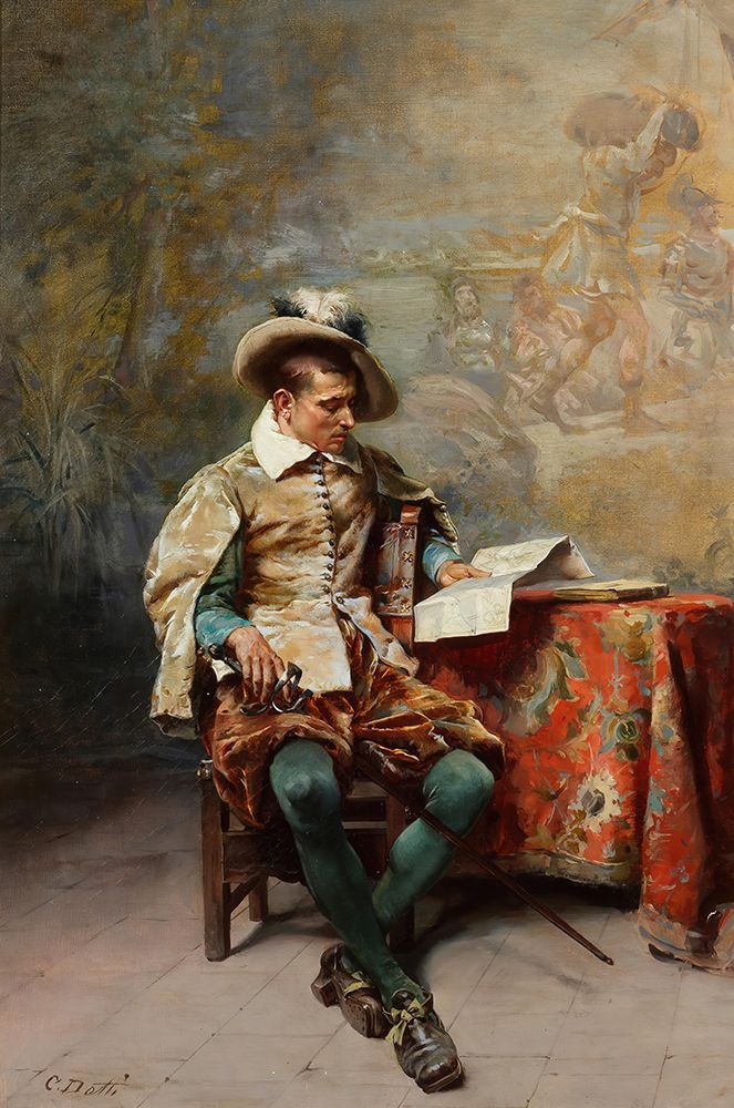 Wall Art Painting id:749821, Name: Far Away Thoughts, Artist: Detti, Cesare Agostino