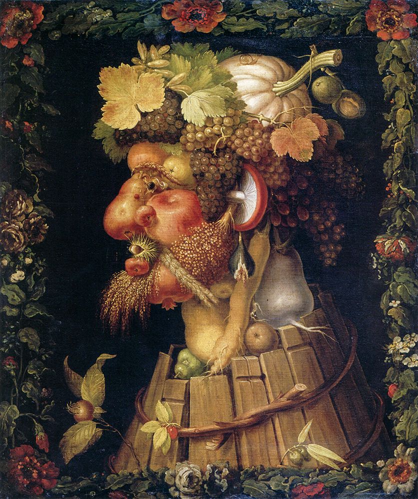 Wall Art Painting id:763747, Name: Autumn 1573, Artist: Arcimboldo, Giuseppe