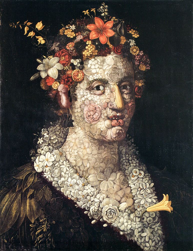 Wall Art Painting id:763755, Name: Flora ca 1591, Artist: Arcimboldo, Giuseppe
