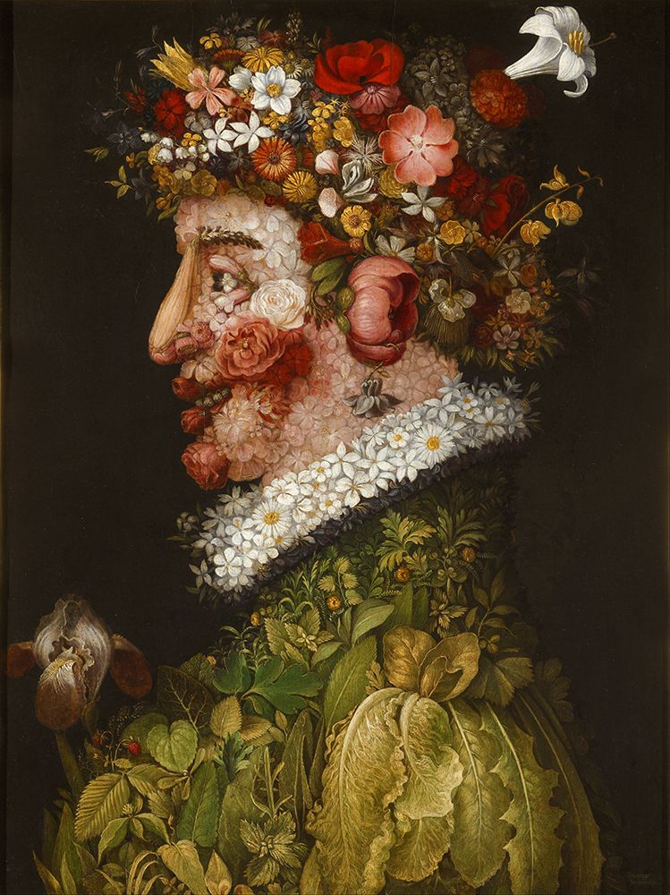 Wall Art Painting id:763758, Name: Primavera 1573, Artist: Arcimboldo, Giuseppe