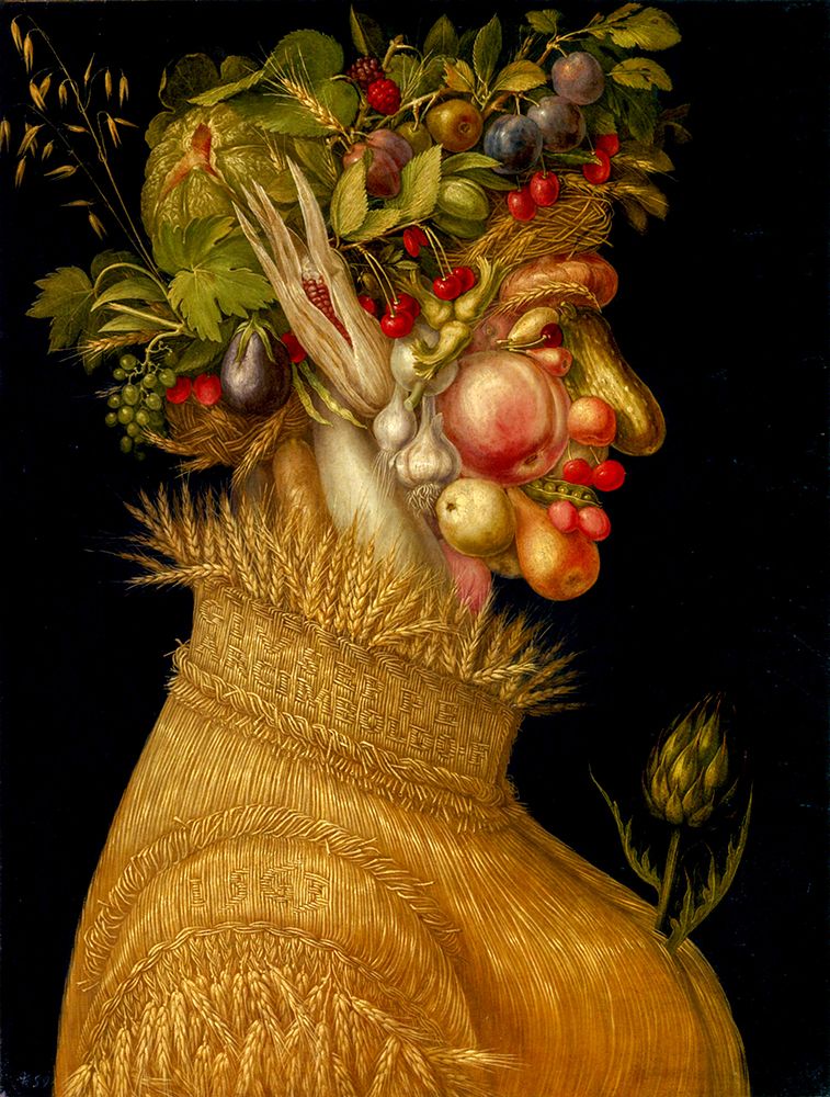 Wall Art Painting id:763764, Name: Summer 1563, Artist: Arcimboldo, Giuseppe