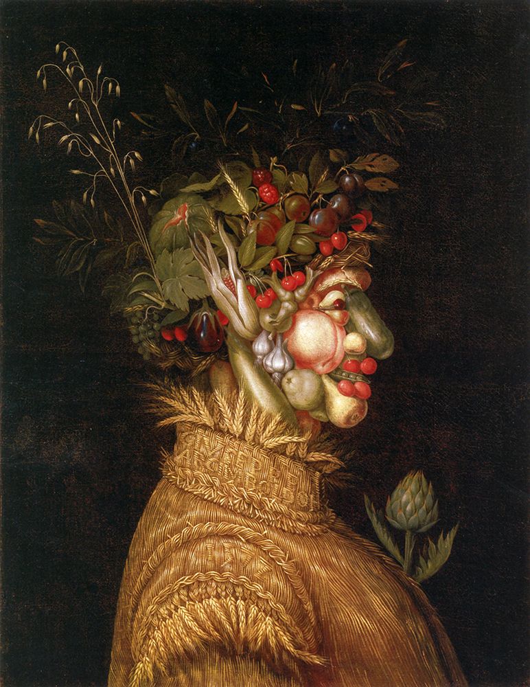 Wall Art Painting id:763765, Name: Summer 1572, Artist: Arcimboldo, Giuseppe
