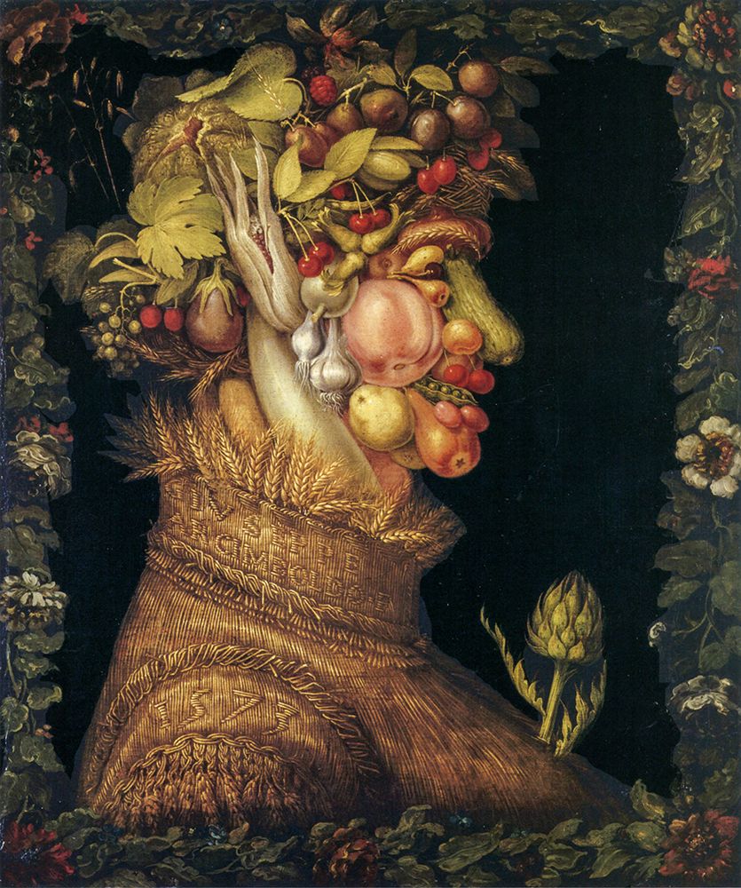Wall Art Painting id:763766, Name: Summer 1573, Artist: Arcimboldo, Giuseppe