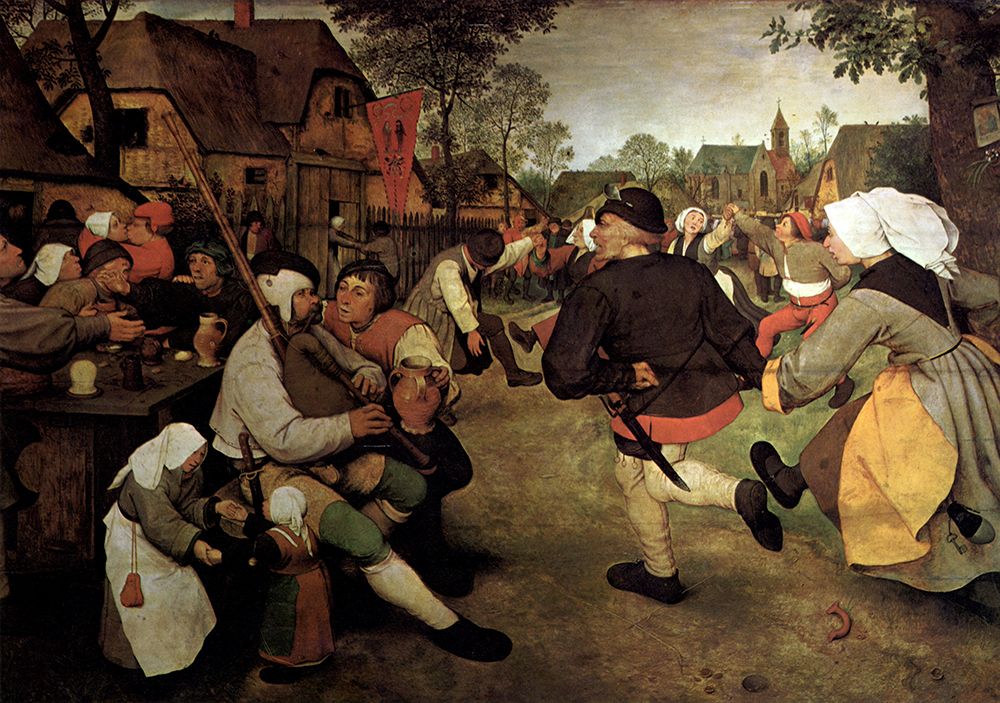 Art Print: The Peasant Dance ca 1567