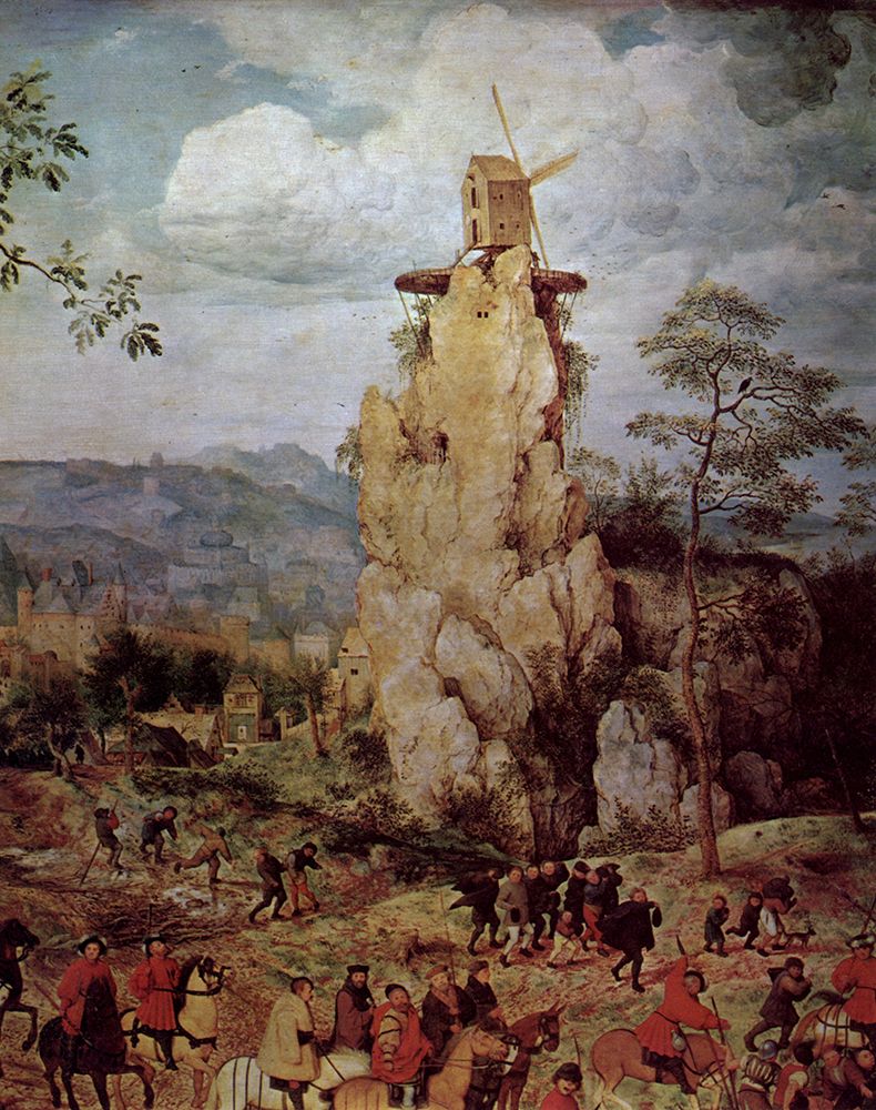 Art Print: The Procession to Calvary detail 1 1564