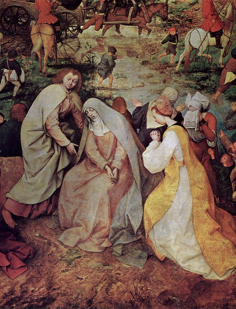 Art Print: The Procession to Calvary detail 4 1564