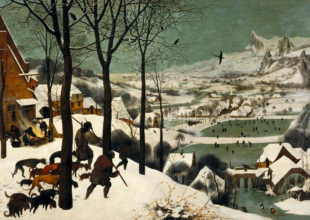 Art Print: Hunters in the Snow 1565