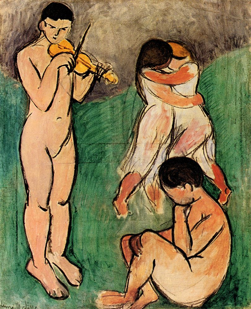 Wall Art Painting id:764495, Name: Music 1907, Artist: Matisse, Henri
