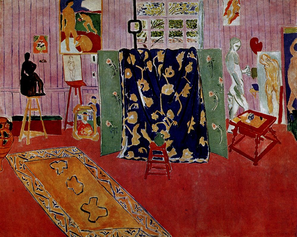 Wall Art Painting id:764509, Name: Pink Studio 1911, Artist: Matisse, Henri