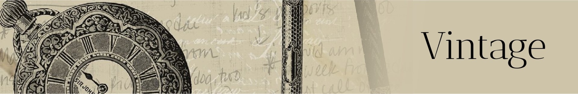 Vintage banner