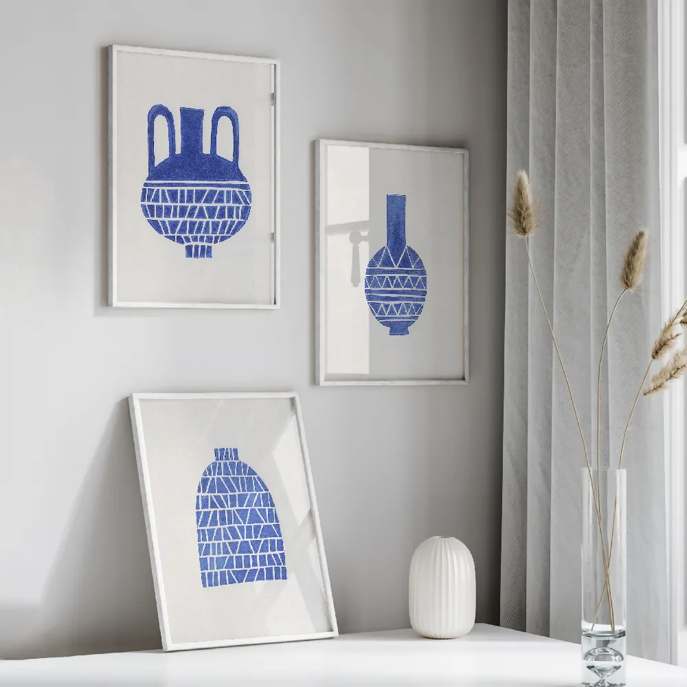 Linocut Vase