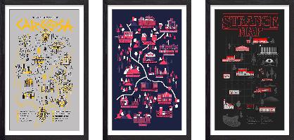 Set of wall art painting,Detective Strange