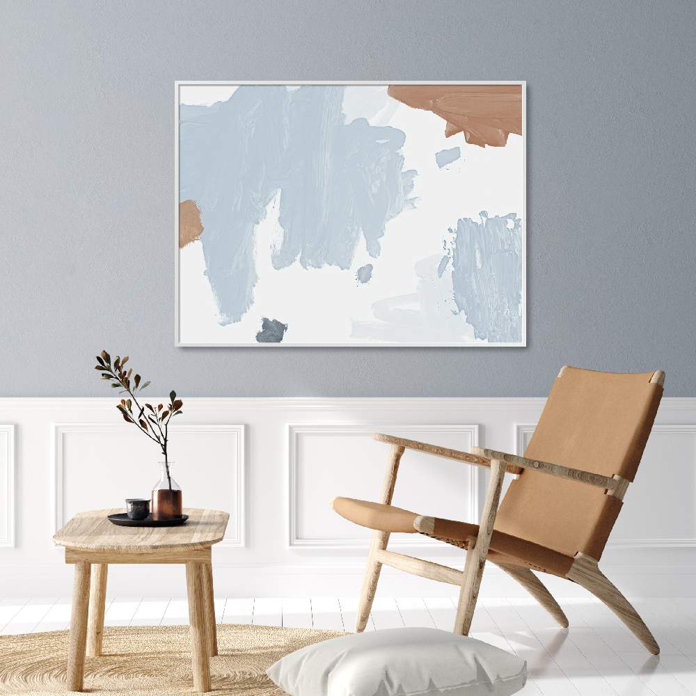 Set of wall art painting,Cloudy
