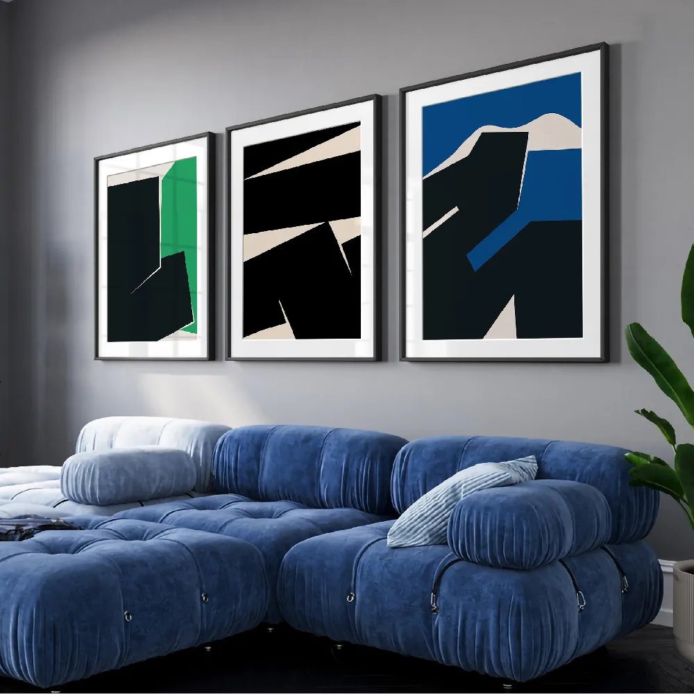Set of wall art painting,Plain Abstract
